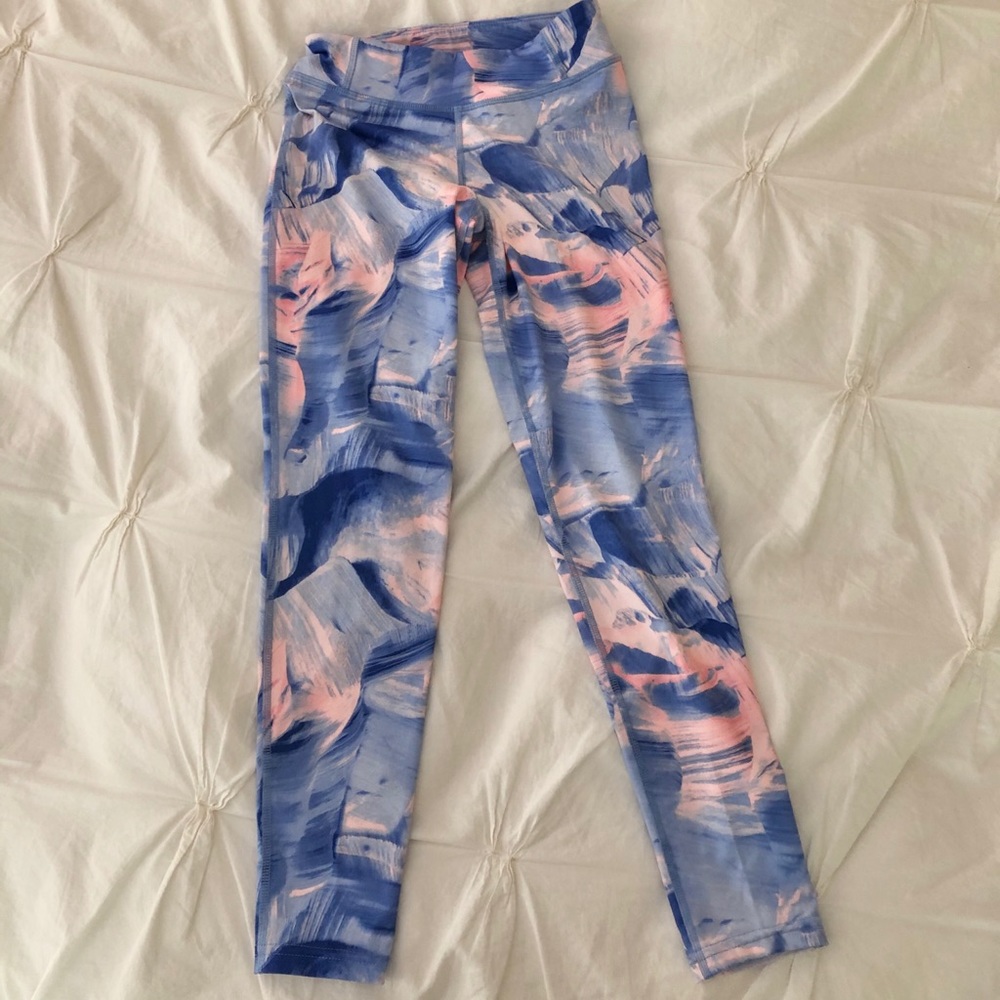Workout leggings, girls size 7/8